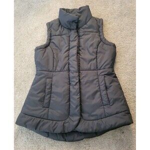 New york & Company women's sleeveless black Puffer Vest Size S